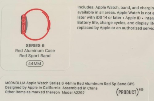 Brand New Sealed IN Box Apple Watch RED<br />
(Series 6,