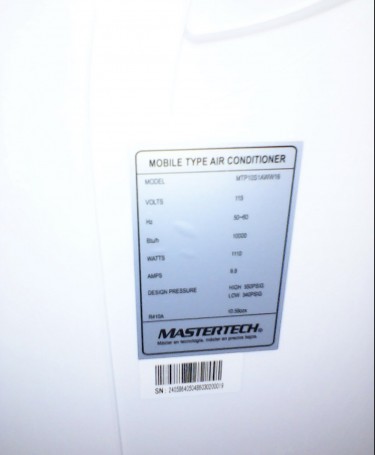 Mastertech Portable Air Conditioner 