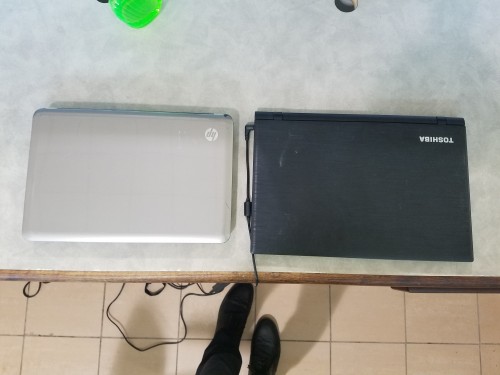 Hp And Toshiba  Laptop For Sale In  Good Condition