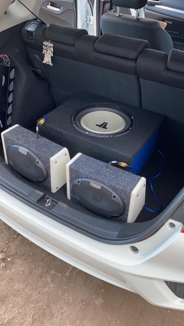 JL Audio Subwoofer With Box..and 2 6x9 Alpine Mids