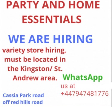 WE ARE HIRING 