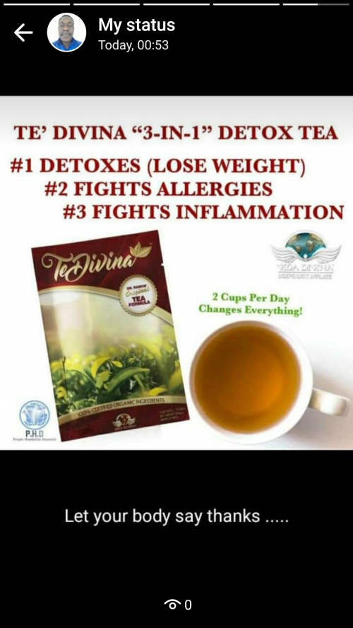 TeDivina Detox Tea With Weight Loss Benefit Plus
