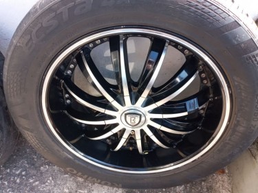 18 Inch Borghini Rims & Tires