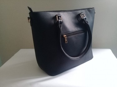 Large Black Tote Handbag