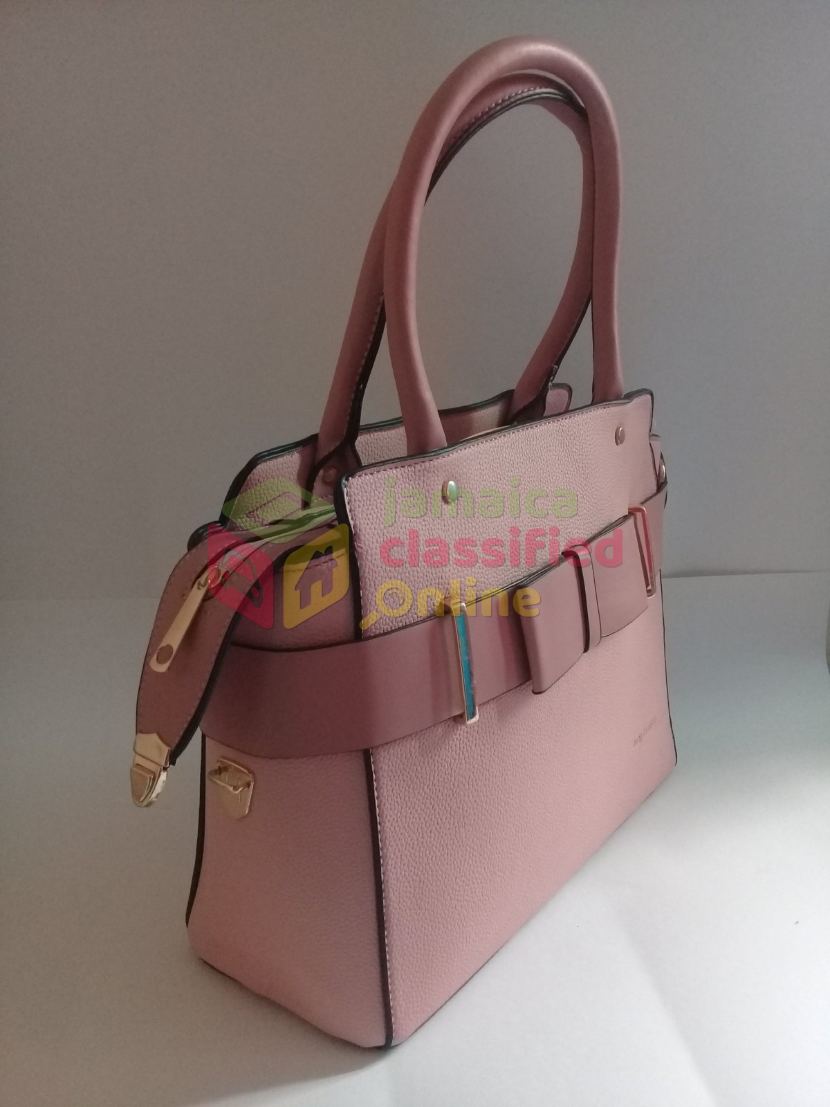 For Sale: Pink Handbag Set (3 Pieces) - Kingston