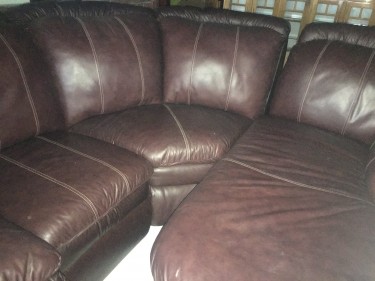 Leather Couch - 5 Piece Sectional