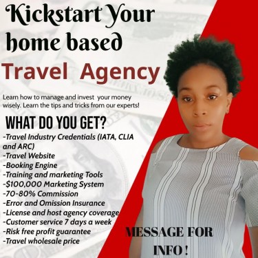Become A Travel Agent (Full/Part Time)