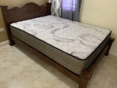 Double Bed Frame & Mattress
