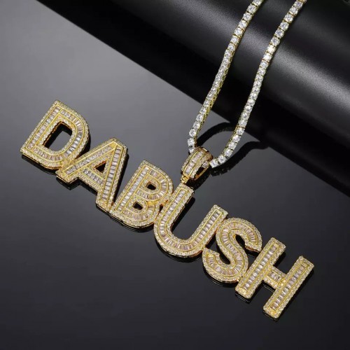 Iced Out Name Necklace (Cost Per Letter)