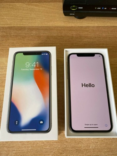 Apple Iphone X 256GB Silver ( Unlocked )