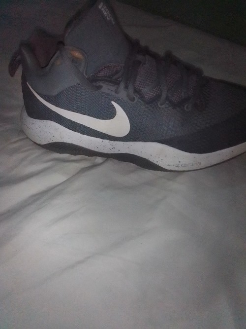 Grey And White Nike Shoes
