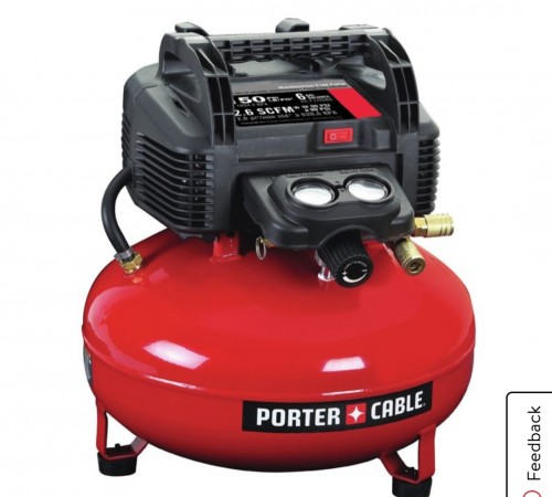 Porter-Cable C2002R 0.8 HP 6 Gallon Oil-Free