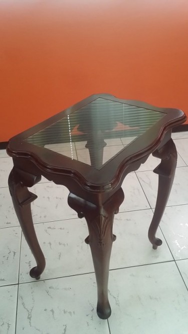 Standing Table With Glass Top