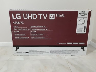 43 Inch LG 4K SMART TV - 2020 Model