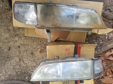 Honda Accord Front Lights Used/ Left Bumper Right 