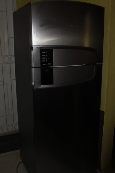 Grey Whirlpool Refrigerator For Sale 