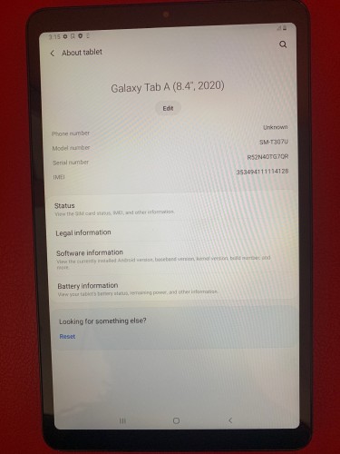 2020 Samsung Galaxy Tab A 8.4