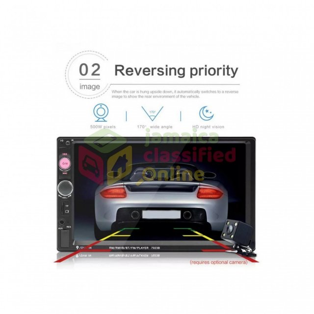7 Inch Double-Din Car FM Stereo Radio & MP5 Player