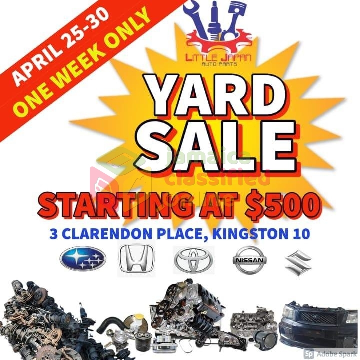 DREAM MOTORS/LITTLE JAPAN YARD SALE Molynes Road