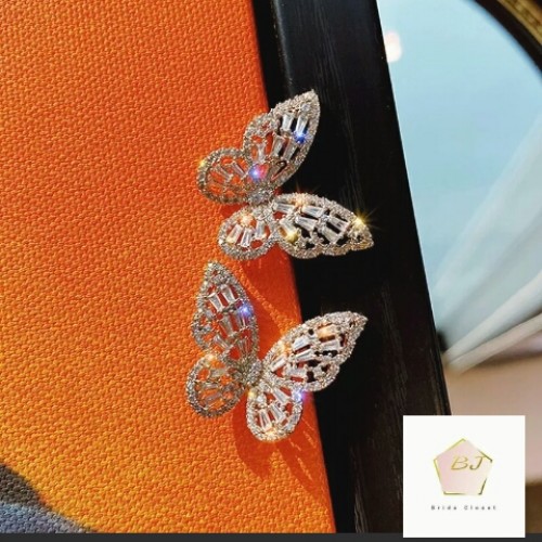 Butterfly Necklace,Choker &earrings