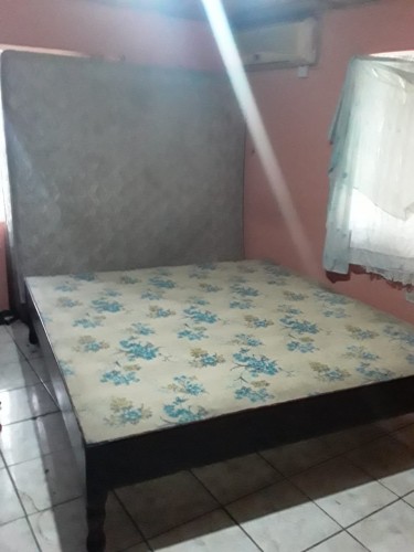 KING-SIZE BED AND MATTRESS  