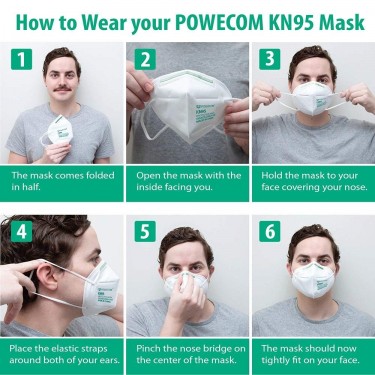 KN95 Face Mask, Disposable Masks(Non Medical), 10 