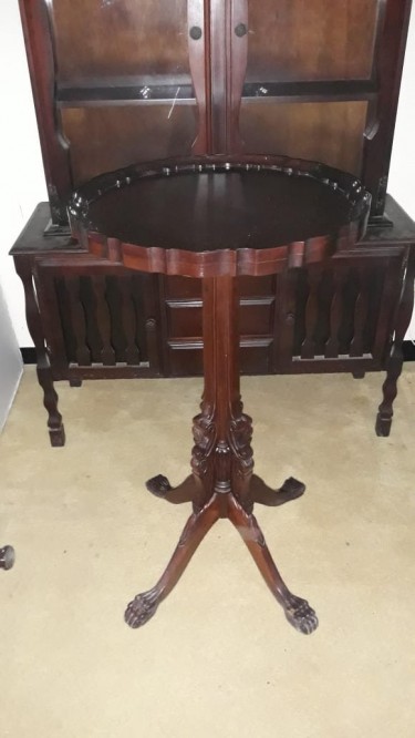 Antique High Side Table 