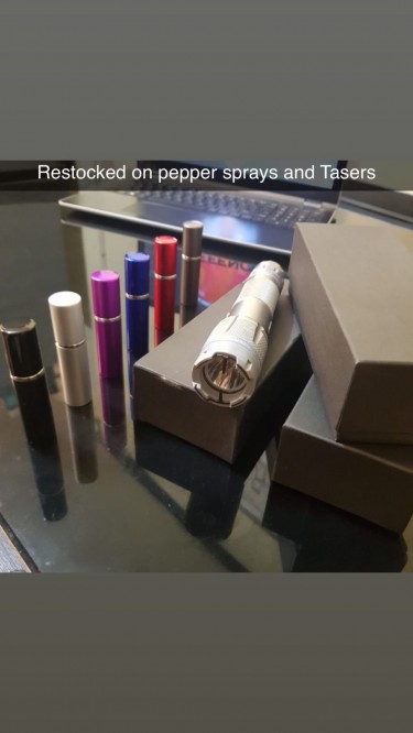 Pepper Sprays/tasers 