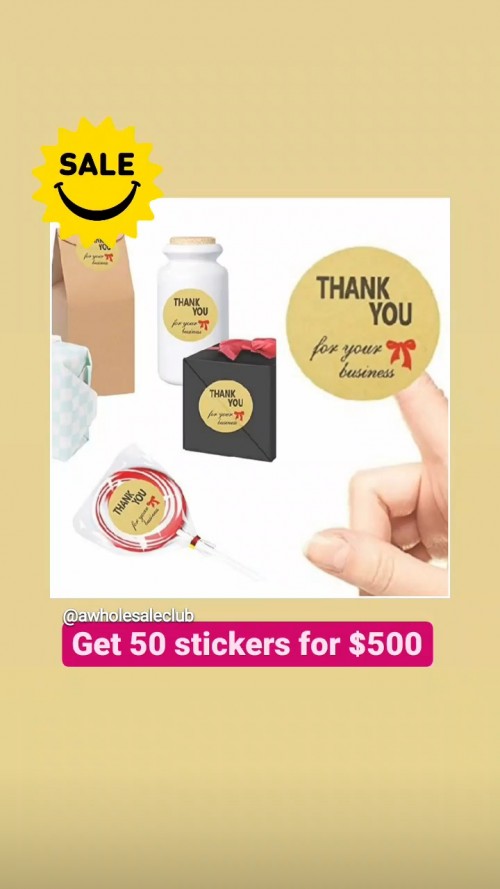 Thank You Stickers