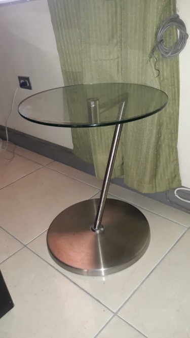 Stylish Glass Side Table 