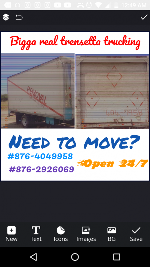 HIRE AND REMOVAL TRUCK SERVICES ISLANDWIDE