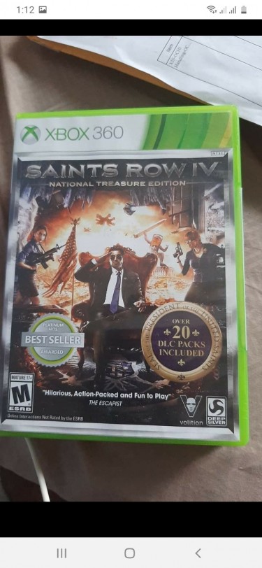 Gta Iv And Saint Row Iv Xbox 360
