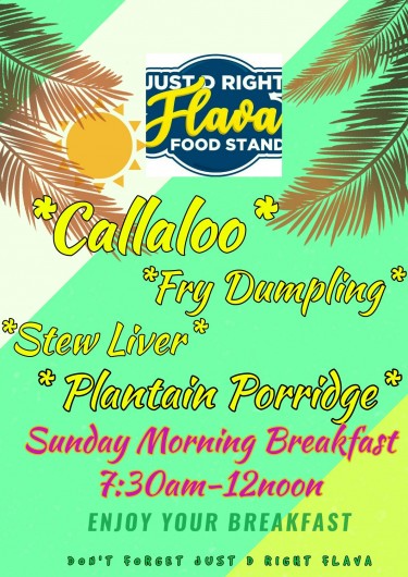 Flava Sunday Morning Breakfast Brunch 8:00am-1:00p