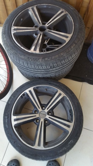 (4) 17 Rims 5 Lug With Very Good Tires $42K Neg