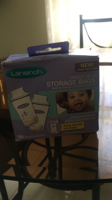 100Pk Breast Milk Storage Bags 