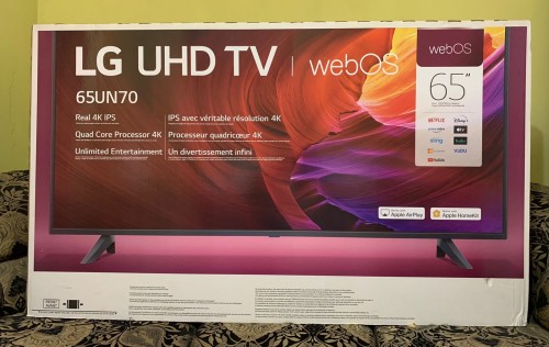BRAND NEW IN BOX LG UHD TV (65-INCH)