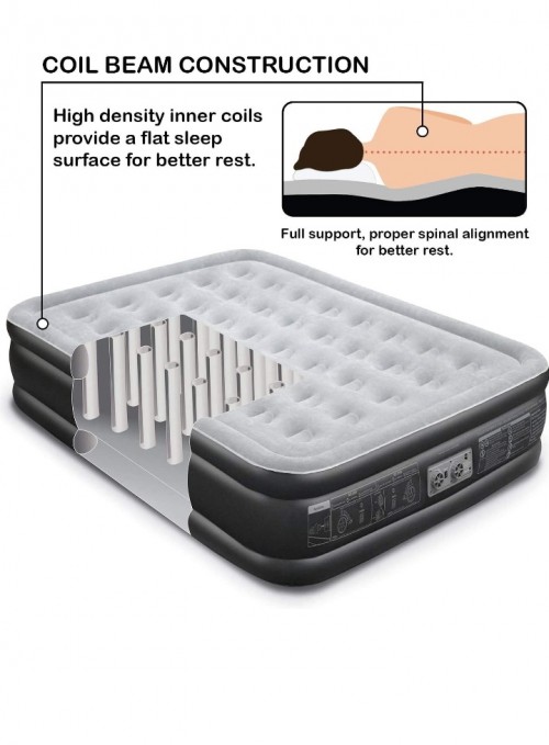Luxury Air Bed With Built-in-Pump
