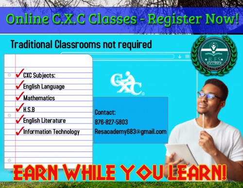 Online Classes  For CXC