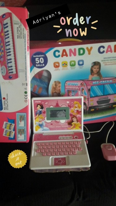 Keyboard, Popup Play House,laptop 