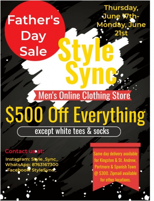 $500 Off Father's Day Sale On Men's Clothing