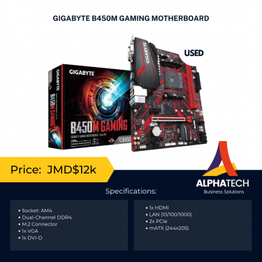 GIGABYTE B450M Gaming Motherboard