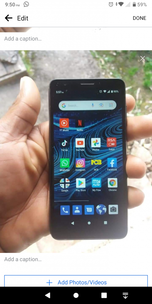 Flow 32gb ZTE A3 Comes With Sim Card