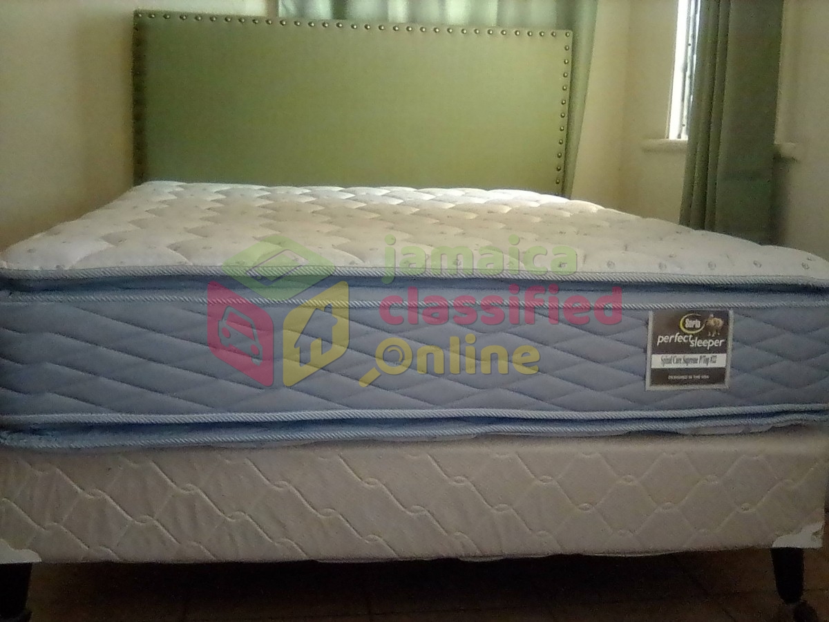 inexpensive base with headboard for queen mattress