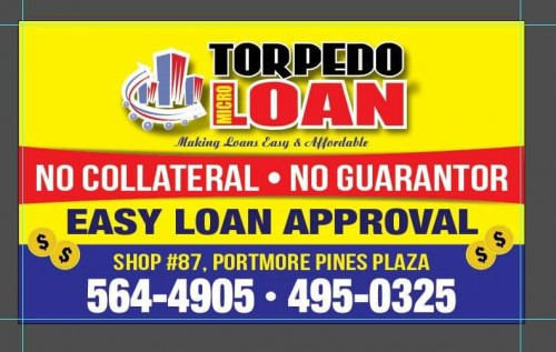 TORPEDO LOAN‐------No Collateral No Guarantor