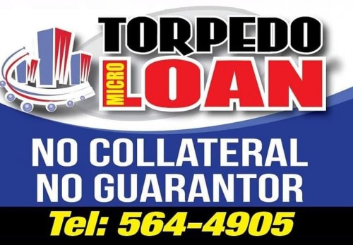 TORPEDO LOAN‐------No Collateral No Guarantor