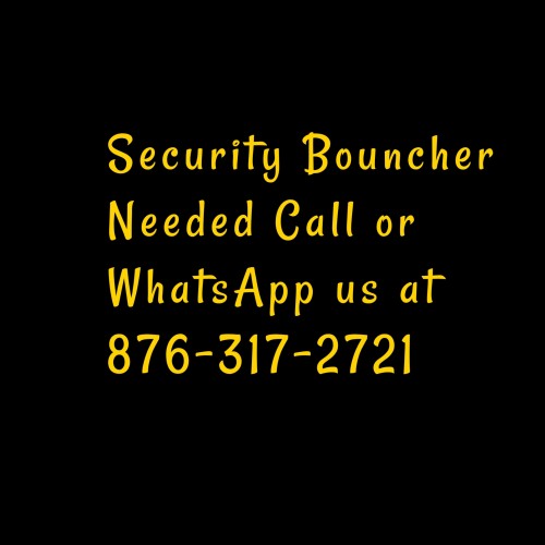 Security Bouncher Needed