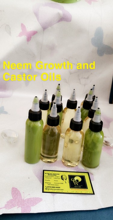 Neem Growth And Castor Oils 