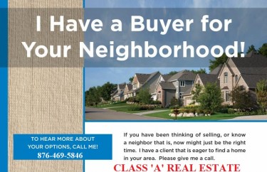 FOR ALL YOUR REAL ESTATE NEEDS