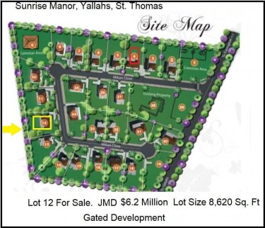 Lot For Sale - Sunrise Manor, Yallahs, St. Thomas