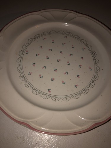 Dinner Plate And Saucer 
